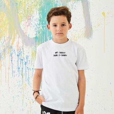 Imagem de Camiseta Slim Create You Kids Branca-Masculino