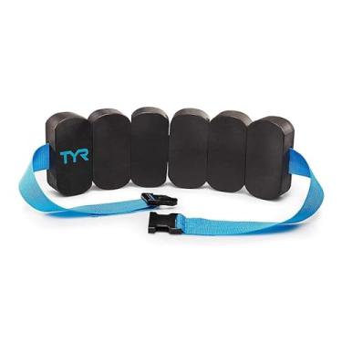 Imagem de Cinto flutuante aquático TYR, Black / Blue, 27 - 52 inches
