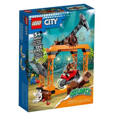 Imagem de Lego City 60342 Desafio Acrobacias com Ataque Tubarão - Lego