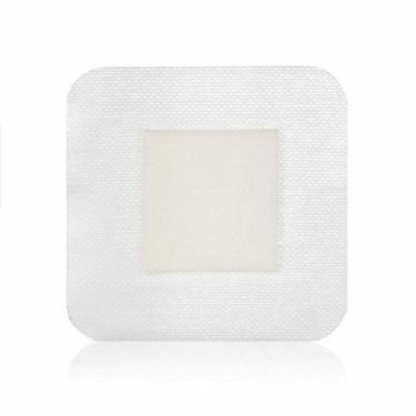 Imagem de Adesivo quadrado de espuma com borda de espuma de 10 x 4 polegadas com borda estéril 10 unidades da DermaRite (pacote com 6)