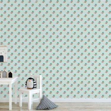 Imagem de Papel De Parede Kids Sereia Menina