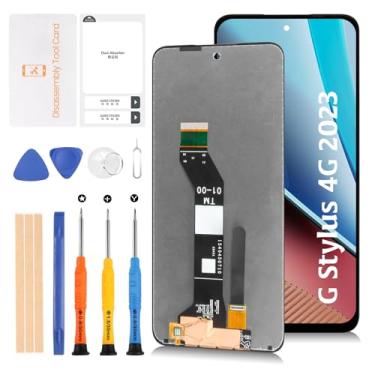 Imagem de Olivechard Tela LCD de substituição para Motorola Moto G Stylus 4G 2023 6,5 polegadas Tela LCD digitalizadora XT2317-123 com ferramentas de reparo (não para G Stylus 5G 2023)