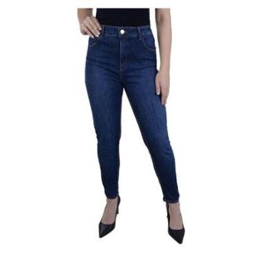 Imagem de Calça Feminina Lado Avesso Jeans Jegging Cropped - L125007-Feminino