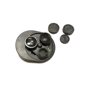 Imagem de Lente de telefone celular, 3 em 1 com clipe em lente olho de peixe de 198 graus + lente grande angular 0,63X + lente macro 15X, com CPL, kit de lentes de câmera HD para celular, smartphone, tablets