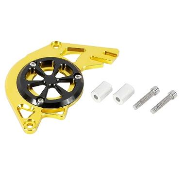 Imagem de F FIERCE CYCLE Tampa de substituição do motor roda dentada de alumínio CNC para motocicleta dourada para Honda MSX125 2013-2017