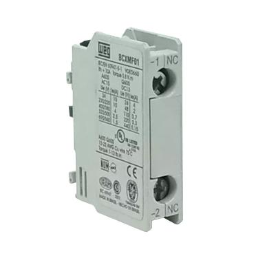 Imagem de Bloco de Contato Auxiliar Weg BCXMF01 Frontal 1NF
