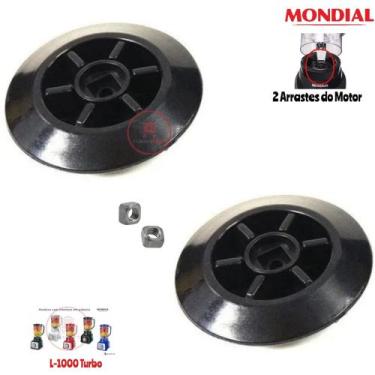 Imagem de 2 Arrastes do Motor para Liquidificador Mondial L-1000 Turbo