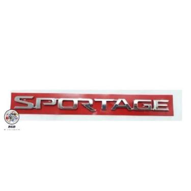 Imagem de Emblema letreiro Kia Sportage cromado ano modelo de 2006 até 2016