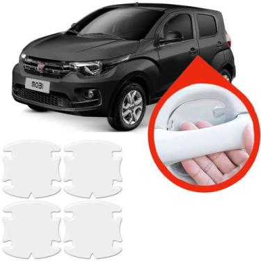 Imagem de Protetor Maçaneta Silicone Incolor Fiat Mobi 2017 a 2024 - RVT