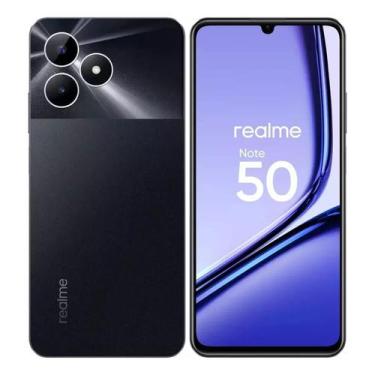 Imagem de Smartphone Realme Note C50 4Gb Ram 128 Gb Rom- Black - Global - Preto 