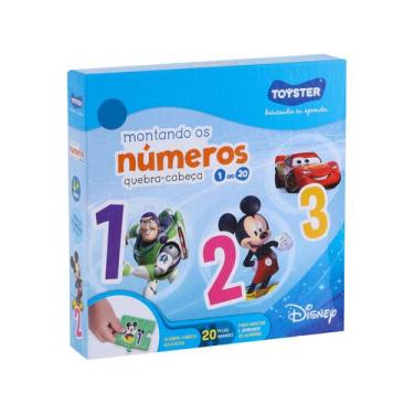 Imagem de Quebra-cabeça 20 Peças Disney - 2790 Toyster Brinquedos, 20 unidades