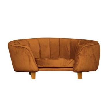 Imagem de Poltrona Cama Caminha Pet Laddi Veludo Cobre Dvinn - Divini, Cobre