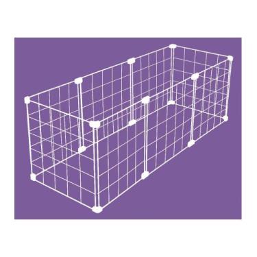 Imagem de Cercado Aramado Porquinho Da ÍNdia  30x90 Cm Branco - IGUANNA, BRANCO