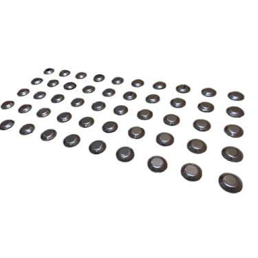Imagem de Elemento tátil alerta e direcional inox  adesivado - LAGGE ACESSIBILID