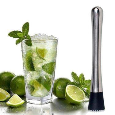 Imagem de Socador de limão inox 20,5 cm caipirinha - Click Urbano - Uny 