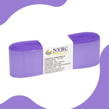 Imagem de Fita Para Laço De Gorgurão Lilás  - 38mm C/10 Metros - NYBC