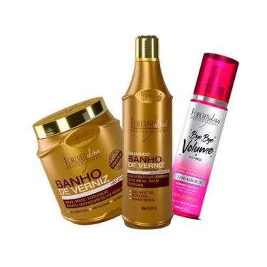 Imagem de Kit Mega Banho de Verniz e Bye Bye No Frizz Forever Liss - Forever Lis