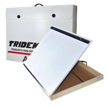 Imagem de Prancheta Desenho Portátil Trident A3 Prendedor Papel 5000a