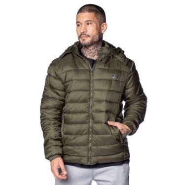 Imagem de Jaqueta Puffer Masculina Red Nose Forro Peluciado com Capuz Musgo, Mus