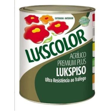 Imagem de Tinta Piso Lukspiso 900ml 1/4 Diversas Cores - Lukscolor, Amarelo Dema