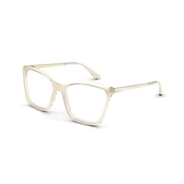 Imagem de Armação De Óculos Colcci C6128b3655 Creme Translúcido, Creme, 55