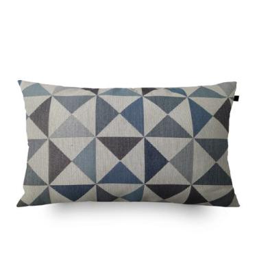 Imagem de Almofada Retangular 30x50cm Jacquard Cartagena Azul J1 - FASTLAR