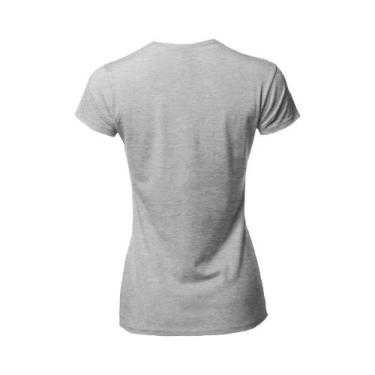 Imagem de Camiseta Feminina Gola Redonda Basic Sport  - Polo Match, G, Mescla