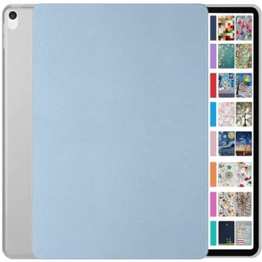 Imagem de DuraSafe Cases Capa protetora rígida fina para iPad 2017 PRO 12,9 polegadas 2ª geração [2ª geração] A1670 A1671 MQDC2LL/A MQDD2LL/A MQDA2LL/A MP6H2LL/A Slim Hard Shell - Azul claro