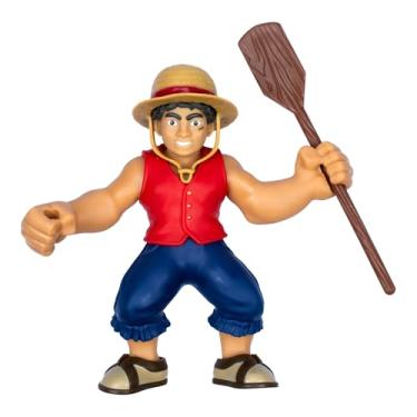 Imagem de Heroes of Goo Jit Zu One Piece LUFFY Stretchy 7 inch Collectible Action Figure