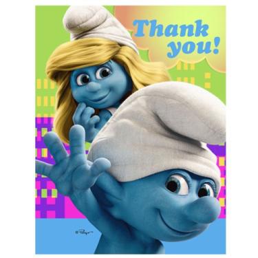 Imagem de Hallmark Smurfs ThankYou Notes