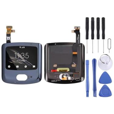 Imagem de tela Tela LCD secundária original para Motorola Razr 5G com Montagem Full Digitizer (preto) substituição da tela