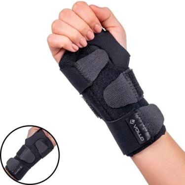 Imagem de Órtese Munhequeira Longa sem Polegar Mão Direita P-m Vollo - VOLLO SPO