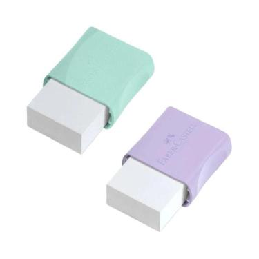 Imagem de Borracha Faber Castell Max Tons Pastel Neon Preta Branca Unidade/Kit -