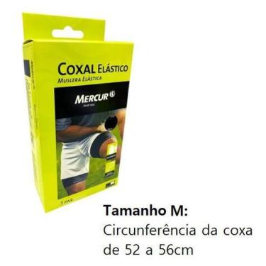 Imagem de Par coxal elastico mercur preto,  M