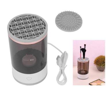 Imagem de Limpador Pincel de Maquiagem Maquina Limpeza Profunda Potente USB Vibr