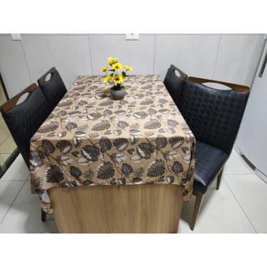 Imagem de Toalha de Mesa de Cozinha Copa Sala de Jantar 12 Lugares 4,50m x 1,40m