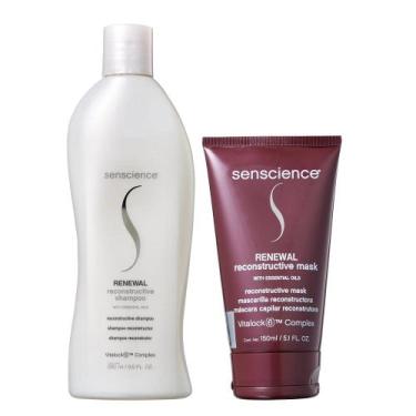 Imagem de Kit Senscience Renewal Shampoo 280ml + Máscara 150ml