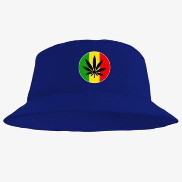Imagem de Chapéu Bucket Hat Estampado Reggae - MP Moda Masculina, Único, Azul
