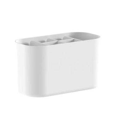 Imagem de Organizador Porta Pincéis Maquiagem Cosméticos Com Divisórias Batom Ba