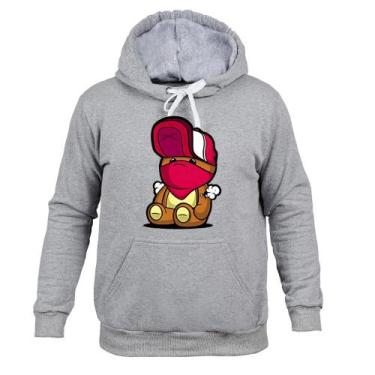 Imagem de Moletom Estampado Inverno Baby Mask - Surprass, Cinza, G