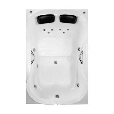 Imagem de Banheira Dupla Esmeraldas COMPLETA com hidro - Brasil Banheiras, 1,80x