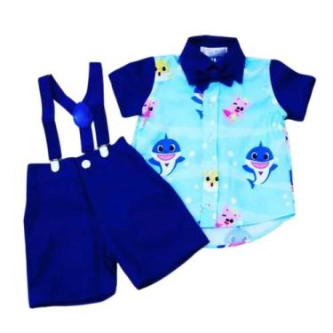 Imagem de Conjunto Infantil Masculino Baby Shark - Modelo 1 - Photok,  1