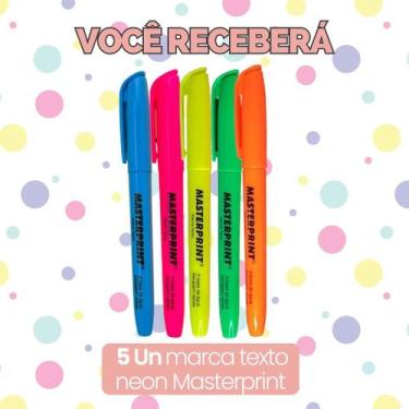 Imagem de Kit Marca Texto Marcador Mini Grande Colorido Pastel Neon - Escolha Se