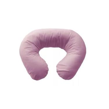 Imagem de Almofada de Amamentação Formato U  Happy Line, Rosa