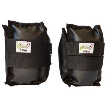 Imagem de Caneleira Tornozeleira Profissional 10 KG - Exercise Sports, Preto