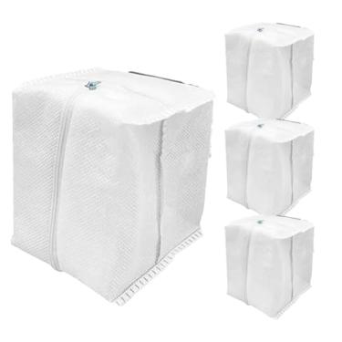 Imagem de Goodsby Pacote com 4 sacos reutilizáveis com zíper compatíveis com iRobot Roomba i1 i1+ i2 i3 i3+ i4 i4+ i5 i6 i6+ i7 i7+ i8 i8+ j5 j5+ j6 j6+ j7 j7+ j8+ j9+ s9 s9+ eliminação automática de sujeira