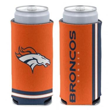 Imagem de WinCraft NFL Denver Broncos Slim Can Cooler, cores do time, tamanho único