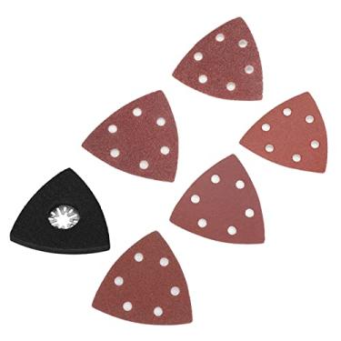 Imagem de Conjunto de Lixa de Lixa 101pc para Oscilante Multiferramenta Acabamento de Superfície Almofada de Corte e Esmerilhamento, Segurança Profissional, Alta Eficiência, Adequado para