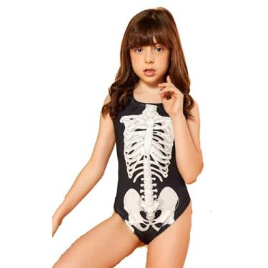 Imagem de Body Infantil Menina Fantasia De Sereia Carnaval Festa (Esqueleto, 10)