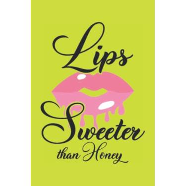 Imagem de Lips Sweeter Than Honey 3 Notebook: Octarine Yellow Matte Finish Lined Journal, 6 x 9 120 Pages, Gift For Thinkers, List Makers and Doers (Lips Sweeter Than Honey 3 Journal)